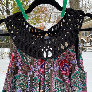 Anthropologie Velvet Dress